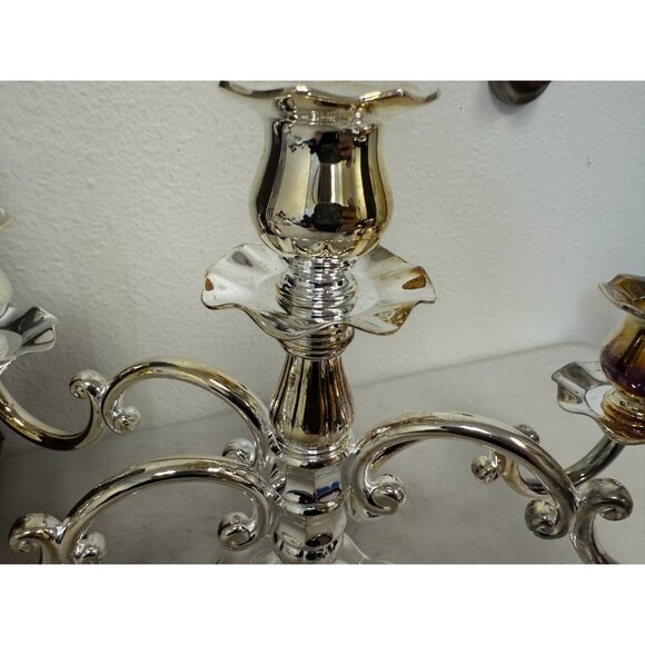 Studio Nova SILVER RADIANCE 5-Lite Candelabrum HT105 / 335 - Picture 3 of 15